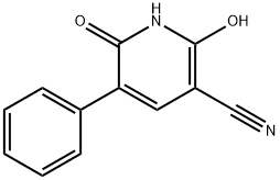 2,6-DIHYDROXY-5-PHENYLNICOTINONITRILE Struktur