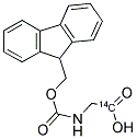 N-FMOC-GLYCINE, [1-14C] Struktur