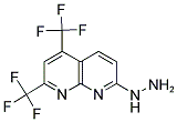 7-HYDRAZINO-2,4-BIS(TRIFLUOROMETHYL)[1,8]NAPHTHYRIDINE Struktur