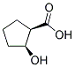 CIS-2-HYDROXY-1-CYCLOPENTANECARBOXYLIC ACID Struktur