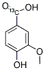 4-HYDROXY-3-METHOXYBENZOIC ACID (CARBOXYL-13C) Struktur