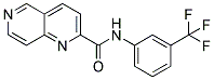 N-[3-(TRIFLUOROMETHYL)PHENYL]-1,6-NAPHTHYRIDINE-2-CARBOXAMIDE Struktur