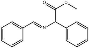 METHYL 2-PHENYL-2-[(PHENYLMETHYLENE)AMINO]ACETATE Struktur