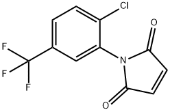 1-(2-CHLORO-5-TRIFLUOROMETHYL-PHENYL)-PYRROLE-2,5-DIONE Struktur