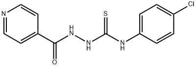 4-(4-CHLOROPHENYL)-1-(4-PYRIDYLCARBONYL)THIOSEMICARBAZIDE Struktur