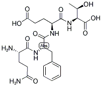 H-GLN-PHE-GLU-THR-OH Struktur