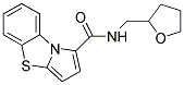 N-TETRAHYDROFURFURYLPYRROLO[2,1-B]BENZOTHIAZOLE-1-CARBOXAMIDE Struktur