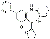 2,10-DIAZA-9-(2-FURYL)-5-PHENYLTRICYCLO[9.4.0.0(3,8)]PENTADECA-1(11),3(8),12,14-TETRAEN-7-ONE Struktur