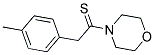 4-[2-(4-METHYLPHENYL)ETHANETHIOYL]MORPHOLINE Struktur