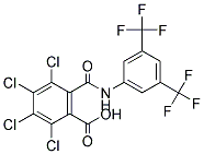 2-(N-(3,5-BIS(TRIFLUOROMETHYL)PHENYL)CARBAMOYL)-3,4,5,6-TETRACHLOROBENZOIC ACID Struktur