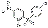 2-[(4-CHLOROPHENYL)SULFONYL]-5-NITROPYRIDINIUM-1-OLATE Struktur