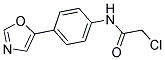 N1-[4-(1,3-OXAZOL-5-YL)PHENYL]-2-CHLOROACETAMIDE Struktur