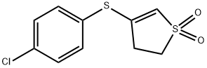 4-[(4-CHLOROPHENYL)SULFANYL]-2,3-DIHYDRO-1H-1LAMBDA6-THIOPHENE-1,1-DIONE Struktur