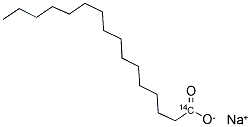 PALMITIC ACID [1-14 C] SODIUM SALT Struktur