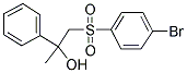 1-[(4-BROMOPHENYL)SULFONYL]-2-PHENYL-2-PROPANOL Struktur