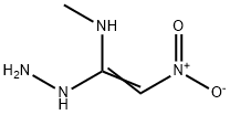 1-HYDRAZINO-N-METHYL-2-NITRO-1-ETHYLENAMINE Struktur