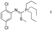 [[(2,5-DICHLOROPHENYL)IMINO](METHYLTHIO)METHYL](TRIPROPYL)PHOSPHONIUM IODIDE Struktur