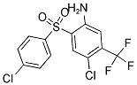 4-CHLORO-2-[(4-CHLOROPHENYL)SULFONYL]-5-(TRIFLUOROMETHYL)ANILINE Struktur