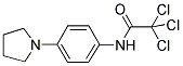 2,2,2-TRICHLORO-N-[4-(1-PYRROLIDINYL)PHENYL]ACETAMIDE Struktur