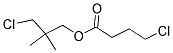 3-CHLORO-2,2-DIMETHYLPROPYL 4-CHLOROBUTANOATE Struktur