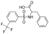 3-PHENYL-2-(([3-(TRIFLUOROMETHYL)PHENYL]SULFONYL)AMINO)PROPANOIC ACID Struktur