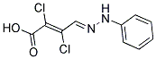 2,3-DICHLORO-4-(2-PHENYLHYDRAZONO)BUT-2-ENOIC ACID Struktur