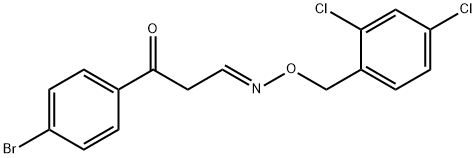 3-(4-BROMOPHENYL)-3-OXOPROPANAL O-(2,4-DICHLOROBENZYL)OXIME Struktur