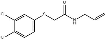 N-ALLYL-2-[(3,4-DICHLOROPHENYL)SULFANYL]ACETAMIDE Struktur