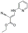 ETHYL 2-NITRILO-3-(2-PYRIDYLAMINO)PROP-2-ENOATE Struktur