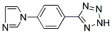 5-[4-(1H-IMIDAZOL-1-YL)PHENYL]-2H-1,2,3,4-TETRAAZOLE Struktur