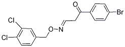 3-(4-BROMOPHENYL)-3-OXOPROPANAL O-(3,4-DICHLOROBENZYL)OXIME Struktur