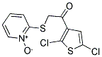 2-([2-(2,5-DICHLORO-3-THIENYL)-2-OXOETHYL]THIO)PYRIDINIUM-1-OLATE Struktur