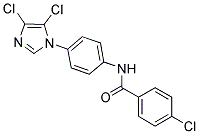 N1-[4-(4,5-DICHLORO-1H-IMIDAZOL-1-YL)PHENYL]-4-CHLOROBENZAMIDE Struktur