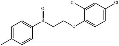 2-(2,4-DICHLOROPHENOXY)ETHYL 4-METHYLPHENYL SULFOXIDE Struktur