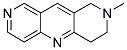 1,2,3,4-TETRAHYDRO-2-METHYLPYRIDO[4,3-B][1,6]NAPHTHYRIDINE Struktur