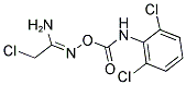 2-CHLORO-N'-([(2,6-DICHLOROANILINO)CARBONYL]OXY)ETHANIMIDAMIDE Struktur