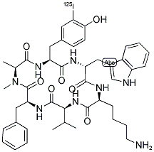 MK678, [125I] Struktur