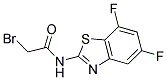 N1-(5,7-DIFLUORO-1,3-BENZOTHIAZOL-2-YL)-2-BROMOACETAMIDE Struktur