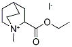 2-(ETHOXYCARBONYL)-1-METHYL-1-AZONIABICYCLO[2.2.2]OCTANE IODIDE Struktur