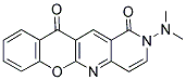 2-(DIMETHYLAMINO)-1H-CHROMENO[2,3-B][1,6]NAPHTHYRIDINE-1,11(2H)-DIONE Struktur