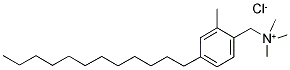 METHYLDODECYLBENZYL TRIMETHYL AMMONIUM CHLORIDE Struktur