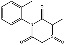 2-METHYL-4-(2-METHYLPHENYL)-1LAMBDA4,4-THIAZINANE-1,3,5-TRIONE Struktur