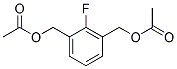 3-[(ACETYLOXY)METHYL]-2-FLUOROBENZYL ACETATE Struktur