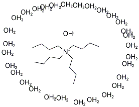 TETRABUTYLAMMONIUM HYDROXIDE 30-HYDRATE Structure