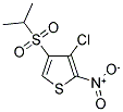 3-CHLORO-4-(ISOPROPYLSULFONYL)-2-NITROTHIOPHENE Struktur