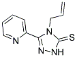 4-ALLYL-3-(2-PYRIDYL)-4,5-DIHYDRO-1H-1,2,4-TRIAZOLE-5-THIONE Struktur