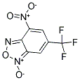 4-NITRO-6-(TRIFLUOROMETHYL)-2,1,3-BENZOXADIAZOL-1-IUM-1-OLATE Struktur