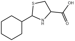 2-CYCLOHEXYL-THIAZOLIDINE-4-CARBOXYLIC ACID Struktur