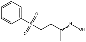 4-(PHENYLSULFONYL)-2-BUTANONE OXIME Struktur