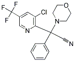 2-[3-CHLORO-5-(TRIFLUOROMETHYL)-2-PYRIDINYL]-2-MORPHOLINO-2-PHENYLACETONITRILE Struktur